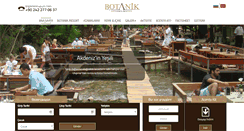 Desktop Screenshot of botanikresorthotel.com